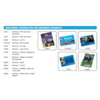 BROCHURES, INFORMATION AND REFERENCE MATERIALS